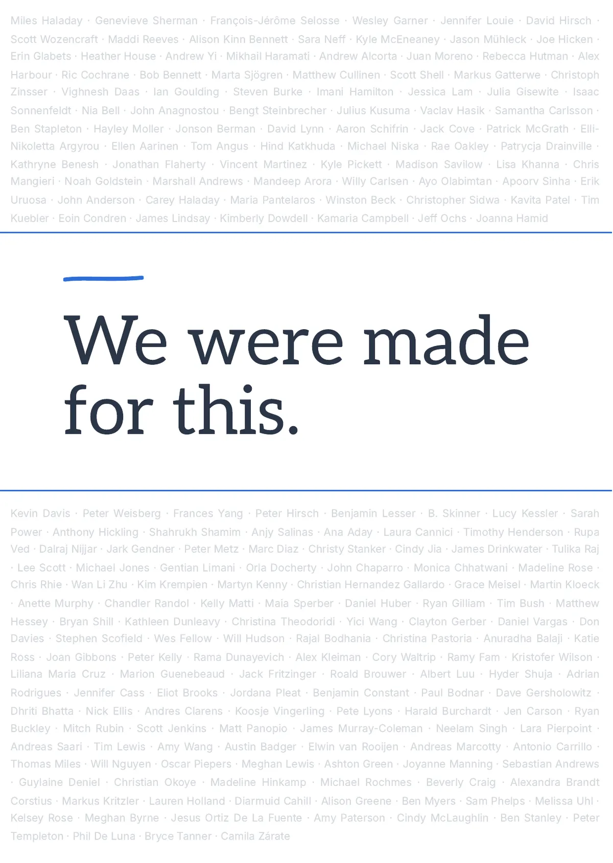 Page 23: We were made for this.